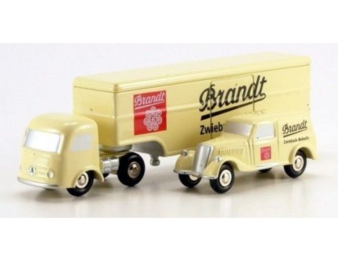 Schuco 5212 GOLDEN SIXTIES SET 'BRANDT ZWIEBACK' Modellino