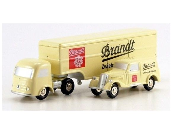 Schuco 5212 GOLDEN SIXTIES SET 'BRANDT ZWIEBACK' Modellino