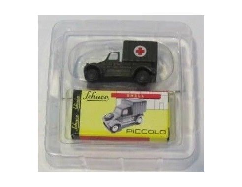 Schuco 5255 VW KUEBELWAGEN BOX VAN ROTES KREUTZ Modellino