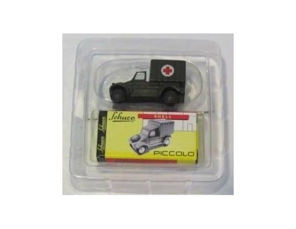 Schuco 5255 VW KUEBELWAGEN BOX VAN ROTES KREUTZ Modellino
