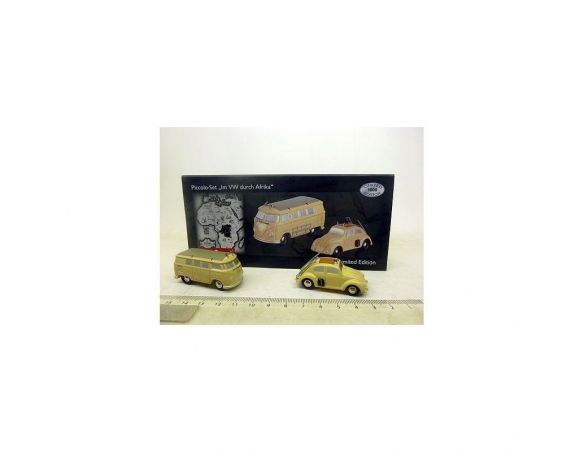 Schuco 5821 IM VW QUER DURCH AFRIKA SET PICCOLO Modellino