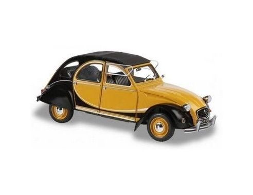 Solido SL118351 CITROEN 2CV 1982 YELLOW/BLACK 1:18 Modellino