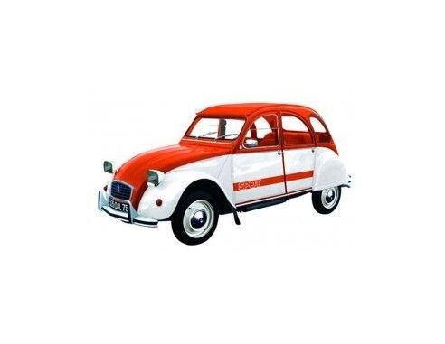Solido SL118360 CITROEN 2 CV CHARLESTON 1982 WHITE/ORANGE 1:18 Modellino