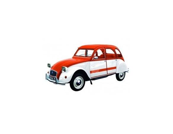 Solido SL118360 CITROEN 2 CV CHARLESTON 1982 WHITE/ORANGE 1:18 Modellino