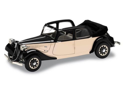 Solido SL118370 CITROEN TRACTION 11B 1938 BLACK/CREAM 1:18 Modellino