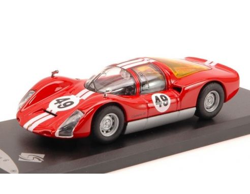 Solido SL143412 PORSCHE 906 CARRERA 6 N.49 1965 RED 1:43 Modellino