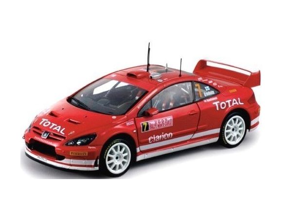 Vitesse 04691 PEUGEOT 307 WRC n.7 TOTAL M.C. 1/18 Modellino