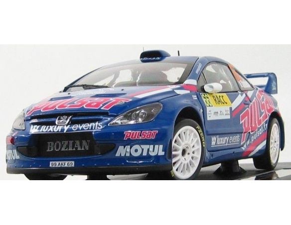 Vitesse 04697 PEUGEOT 307WRC n.66 SNOBECK 1/18 Modellino