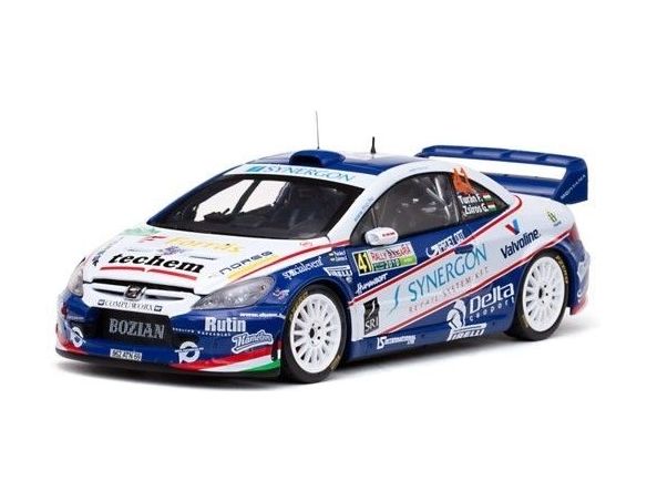 Vitesse 04698 PEUGEOT 307WRC n.41 TURAN 2010 1/18 Modellino