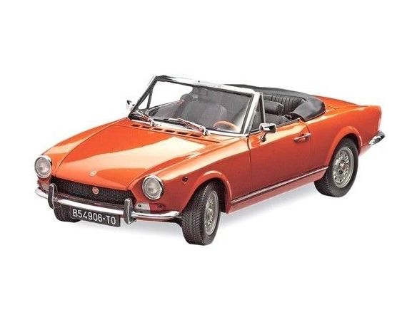 Vitesse 04906 FIAT 124 SPIDER BS ORANGE 1/18 Modellino