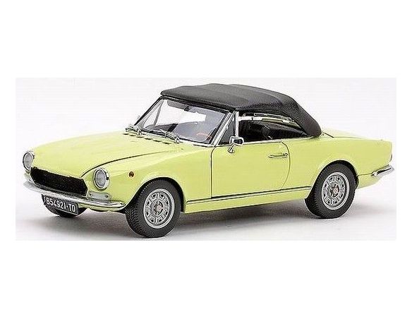 Vitesse 04921 FIAT 124 SPIDER BS1 1970 YELLOW 1/18 Modellino