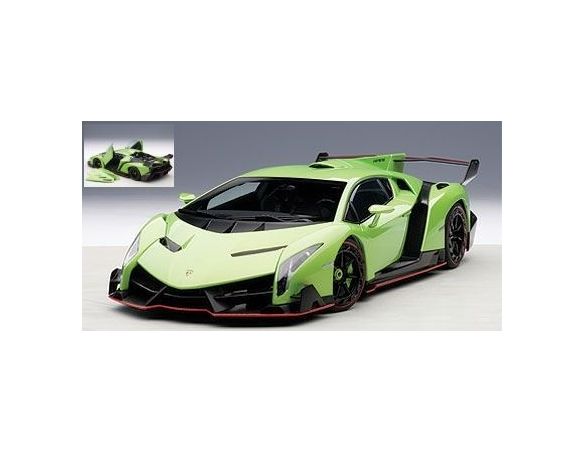 Auto Art / Gateway AA74509 LAMBORGHINI VENENO 2013 GREEN 1:18 Modellino
