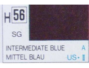 Gunze GU0056 INTERMEDIATE BLUE SEMI-GLOSS  ml 10 Pz.6 Modellino