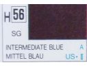 Gunze GU0056 INTERMEDIATE BLUE SEMI-GLOSS  ml 10 Pz.6 Modellino