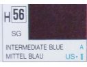 Gunze GU0056 INTERMEDIATE BLUE SEMI-GLOSS  ml 10 Pz.6 Modellino