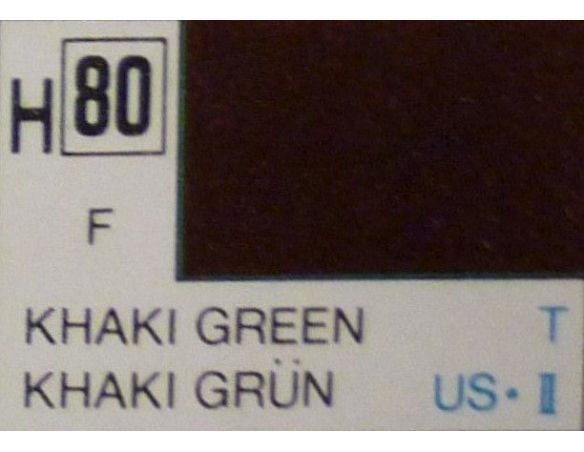 Gunze GU0080 KHAKI GREEN MATT ml 10 Pz.6 Modellino
