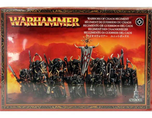 Games Workshop Warhammer 83-06 REGGIMENTO DI GUERRIERI DEL CAOS Personaggi Modellino
