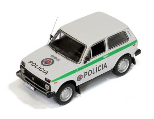 IST Models IST118 LADA NIVA (VAZ 2121) SLOVAK REPUBLIK POLICE 1993 1:43 Modellino