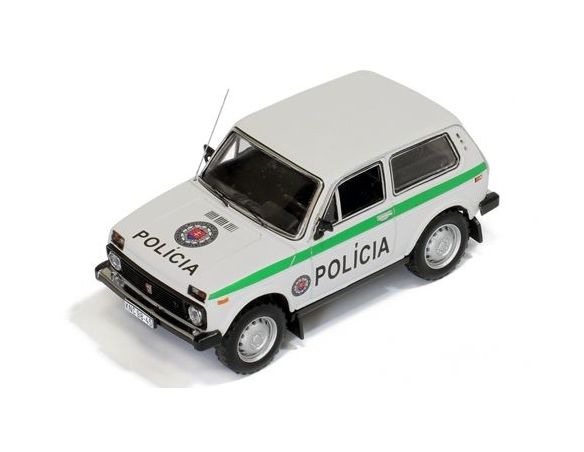 IST Models IST118 LADA NIVA (VAZ 2121) SLOVAK REPUBLIK POLICE 1993 1:43 Modellino