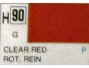 Gunze GU0090 CLEAR RED GLOSS ml 10 Pz.6 Modellino