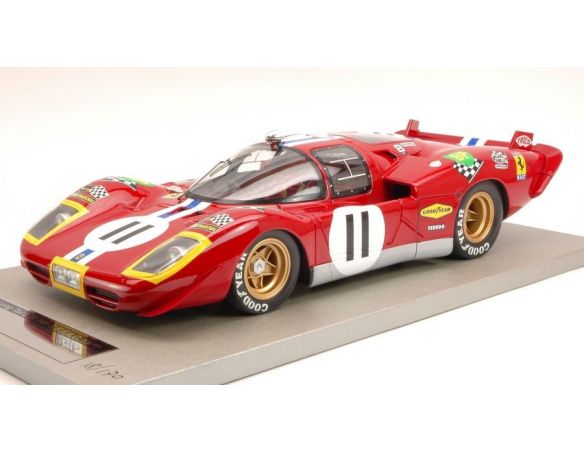 Tecnomodel TMD1804E FERRARI 512 S LONG TAIL N.11 4th LM 1970 R.BUCKNUM-S.POSEY LIM.170 1:18 Modellino