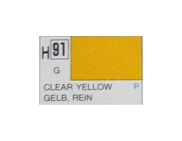 Gunze GU0091 YELLOW GLOSS ml 10 Pz.6 Modellino