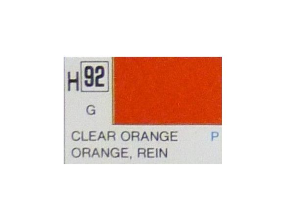 Gunze GU0092 CLEAR ORANGE GLOSS ml 10 Pz.6 Modellino