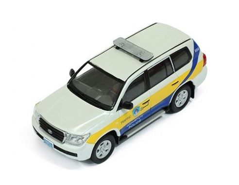 J-Collection JC255 TOYOTA LAND CRUISER 200 QATAR TRAFFIC POLICE CAR 2011 1:43 Modellino