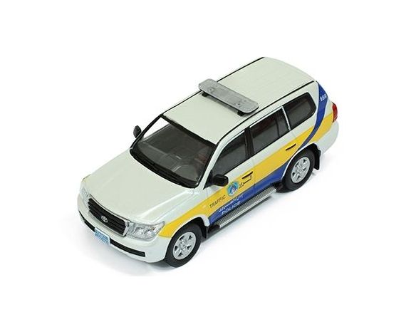 J-Collection JC255 TOYOTA LAND CRUISER 200 QATAR TRAFFIC POLICE CAR 2011 1:43 Modellino