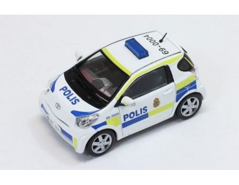 J-Collection JC247 TOYOTA IQ SWEDEN POLICE CAR 2011 1:43 Modellino