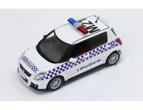 J-Collection JC157 SUZUKI SWIFT AUSTRALIA MELBOURNE POLICE CAR 2010 1:43 Modellino