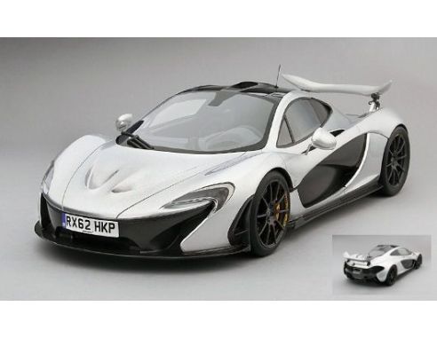 True Scale Miniatures TSM141207 MC LAREN P1 XP2R 2013 NURBURGRING DEVELOPEMENT VEHICLE SILVER 1:12 Modellino