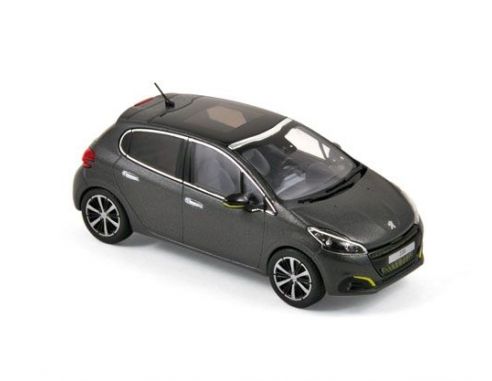 Norev NV472814 PEUGEOT 208 2015 MATT DARK GREY 1:43 Modellino