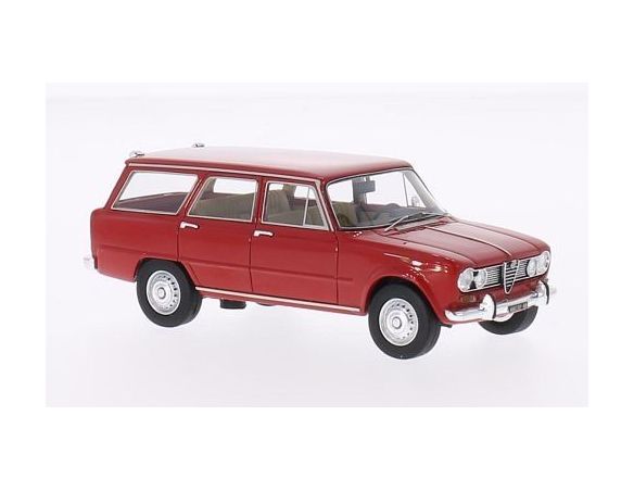 Neo Scale Models NEO46230 ALFA ROMEO GIULIA SUPER GIARDINETTA 1967 RED 1:43 Modellino