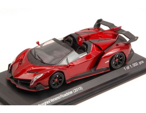 White Box WB514 LAMBORGHINI VENENO ROADSTER 2013 METALLIC RED 1:43 Modellino