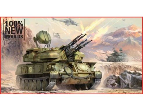 Zvezda Z7419 SOVIET ANTIAIRCRAFT WEAPON SYSTEM SHILKA KIT 1:100 Modellino
