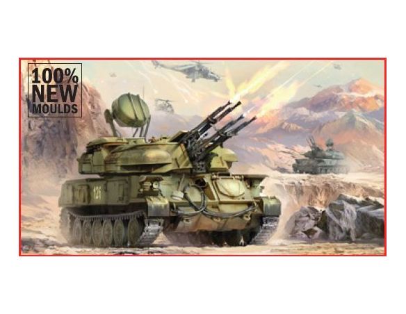 Zvezda Z7419 SOVIET ANTIAIRCRAFT WEAPON SYSTEM SHILKA KIT 1:100 Modellino