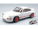 Welly WE0321 PORSCHE 911 CARRERA RS 1973 WHITE W/RED STRIPES 1:18 Modellino