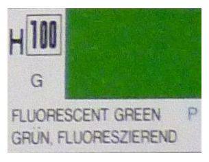 Gunze GU0100 FLUORESCENT GREEN GLOSS ml 10 Pz.6 Modellino