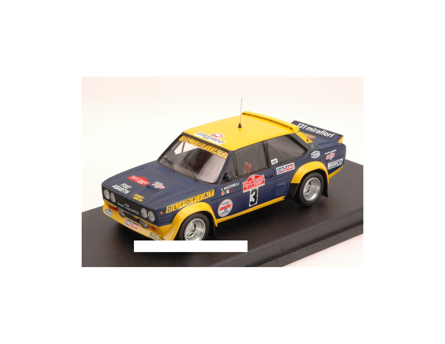 Fiat 131 Abarth 1 Rallye de Nouvelle Zélande 1977 Bacchelli - Rossetti