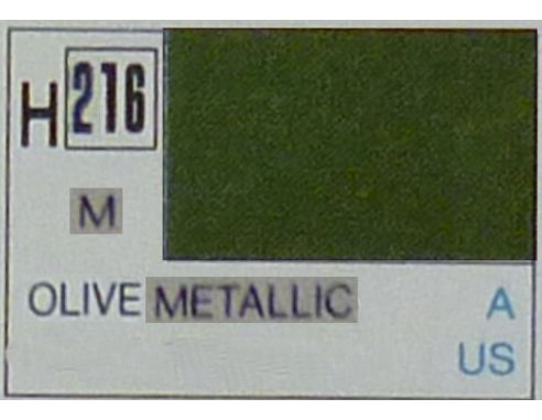 Gunze GU0216 OLIVE METALLIC ml 10 Pz.6 Modellino