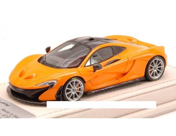 Tecnomodel TMDMI61I MC LAREN P1 2014 PAPAYA ORANGE WITH SILVER WHEELS ED.LIM.PCS 25 1:43 Modellino