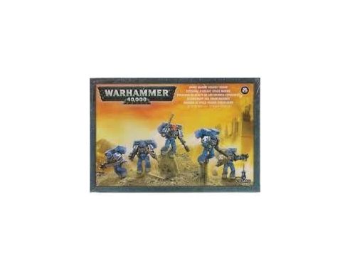 Games Workshop Warhammer 48-09 SQUADRA DI SPACE MARINE ASSALTATORI Personaggi Modellino