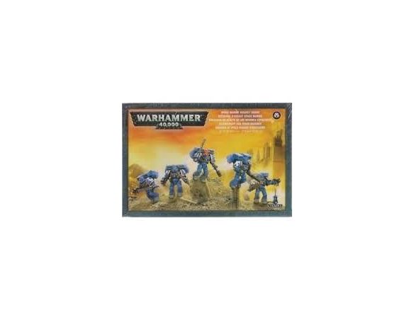 Games Workshop Warhammer 48-09 SQUADRA DI SPACE MARINE ASSALTATORI Personaggi Modellino