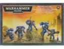 Games Workshop Warhammer 48-09 SQUADRA DI SPACE MARINE ASSALTATORI Personaggi Modellino