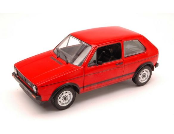 White Box WB124009 VW GOLF GTI 1978 RED 1:24 Modellino