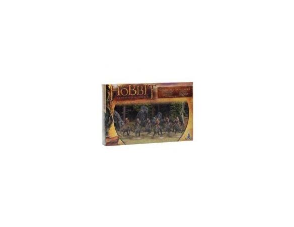 Games Workshop 32-09 THE HOBBIT ORCHI CACCIATORI SU WARG FEROCI Personaggi Modellino