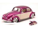 Welly WE0334 VW BEETLE TUNING PURPLE/CREAM 1:24 Modellino