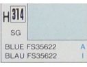 Gunze GU0314 LIGHT BLUE SEMI-GLOSS ml 10 Pz.6 Modellino