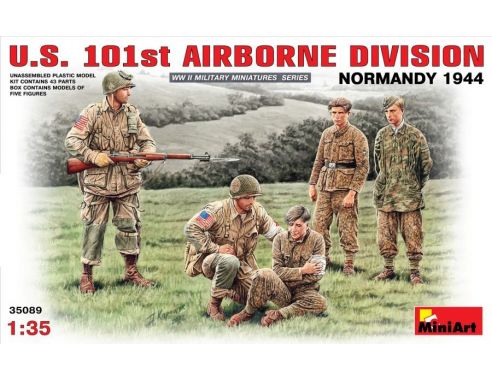 Miniart MIN35089 U.S. 101st AIRBORNE DIVISION NORMANDY 1944 KIT 1:35 Modellino